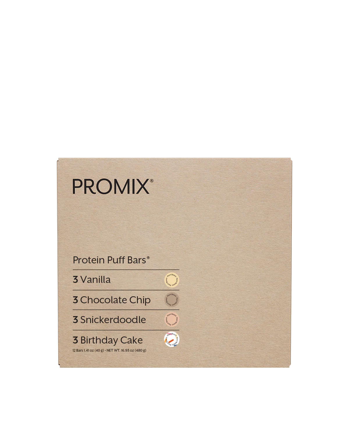 Plant Based Protein Puff Bars Variety Pack