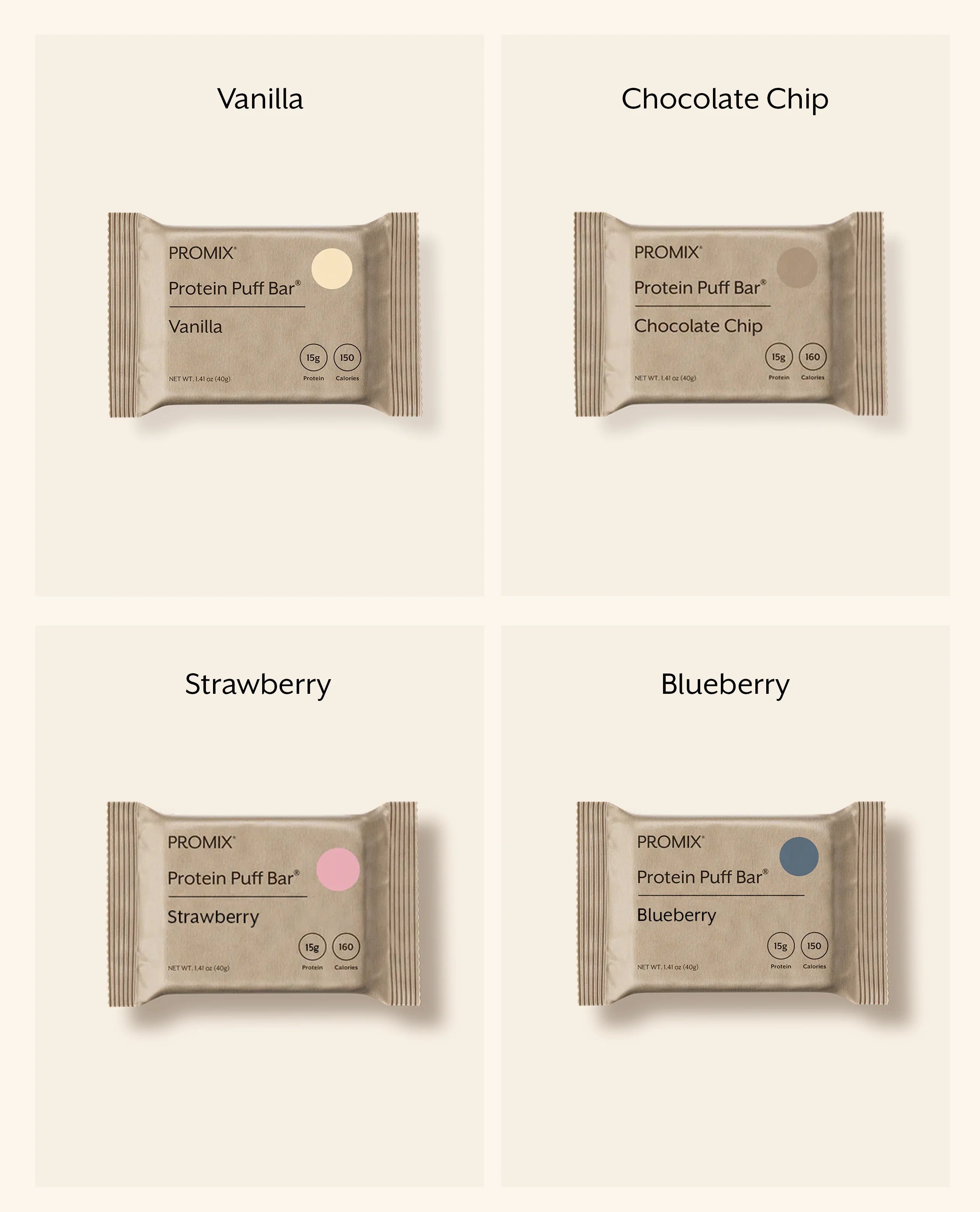 Protein Puff Bars Variety Pack