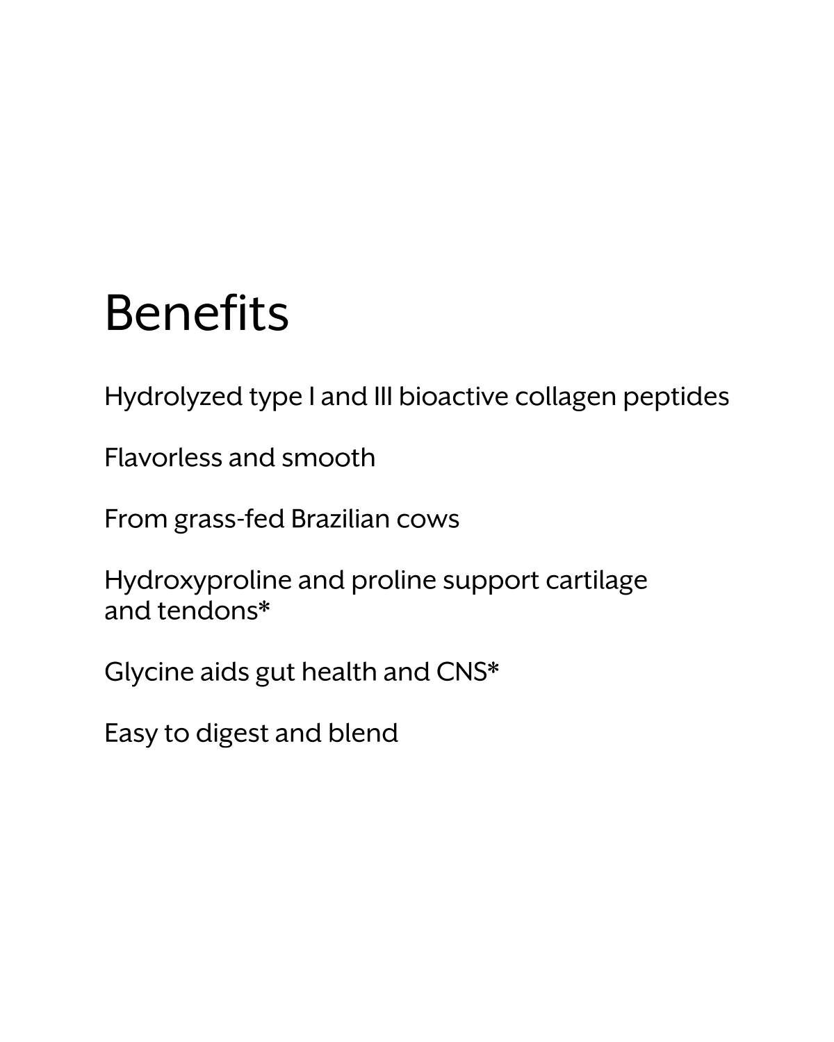 Unflavored Collagen Peptides