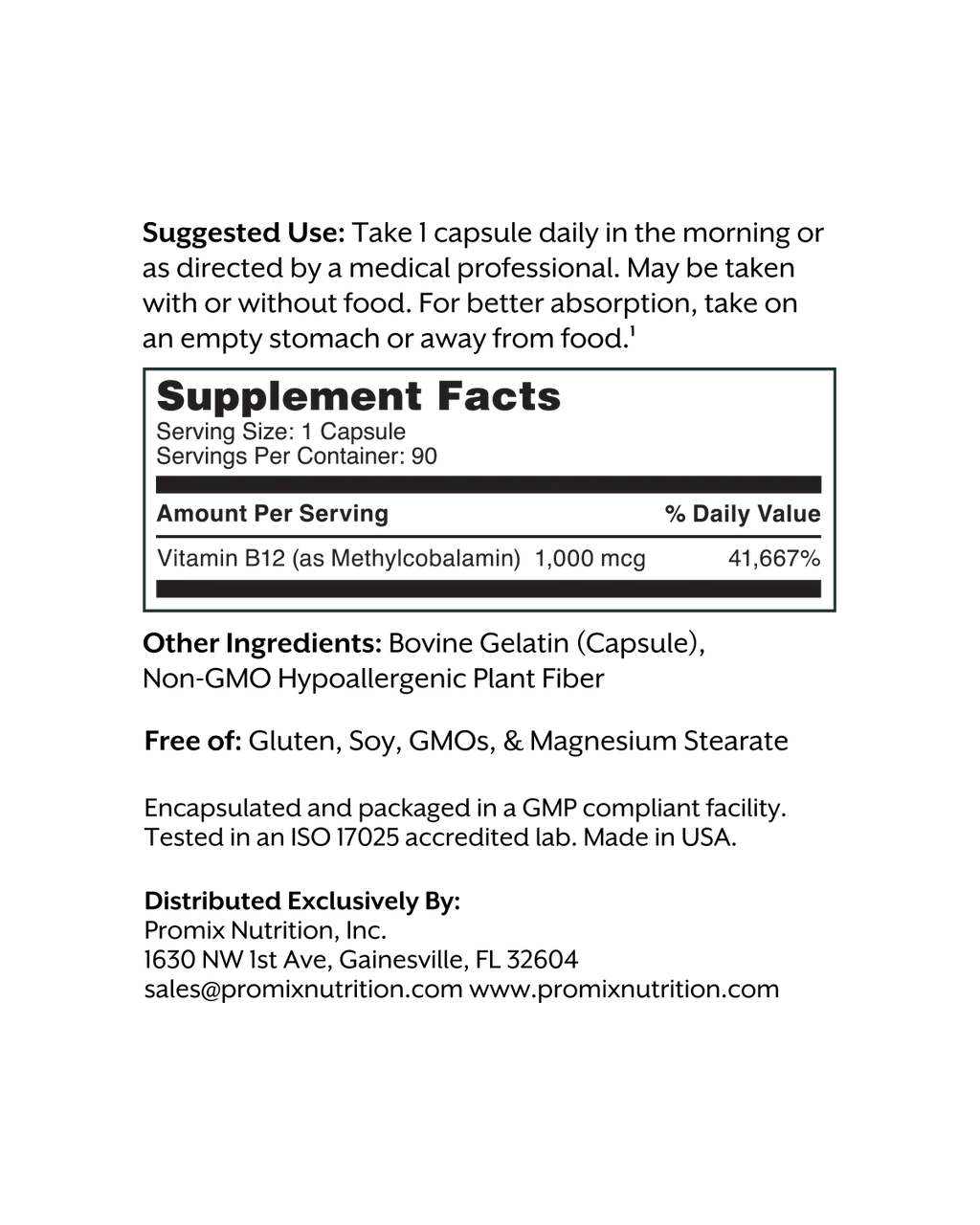B12 (Methylcobalamin)