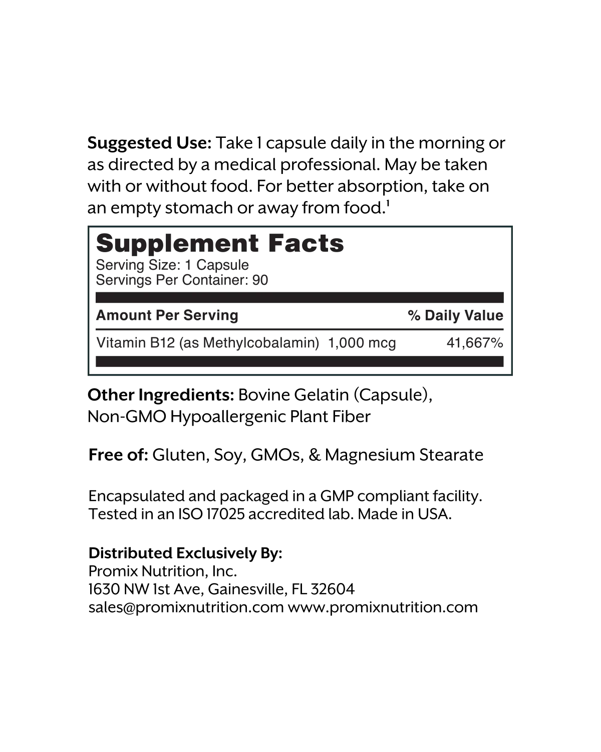 B12 (Methylcobalamin)